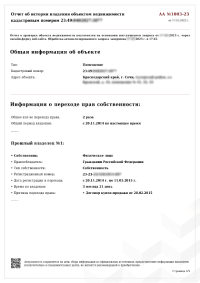 образец отчёта сделках и всех владельцах